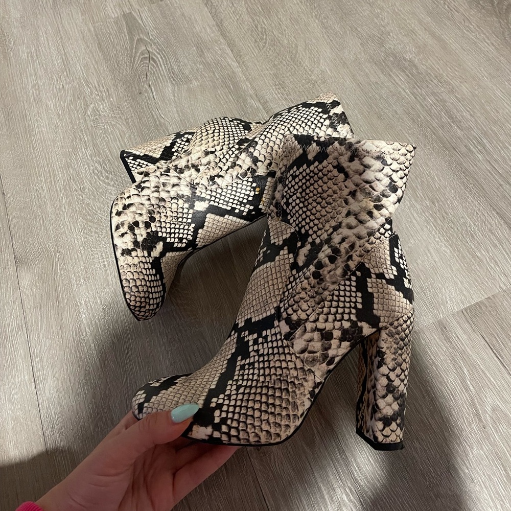 Call It Spring Piellan Snake Print Boots - image 5